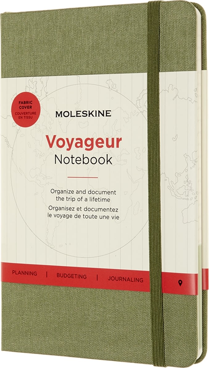 Moleskine Voyageur Traveller | Grön