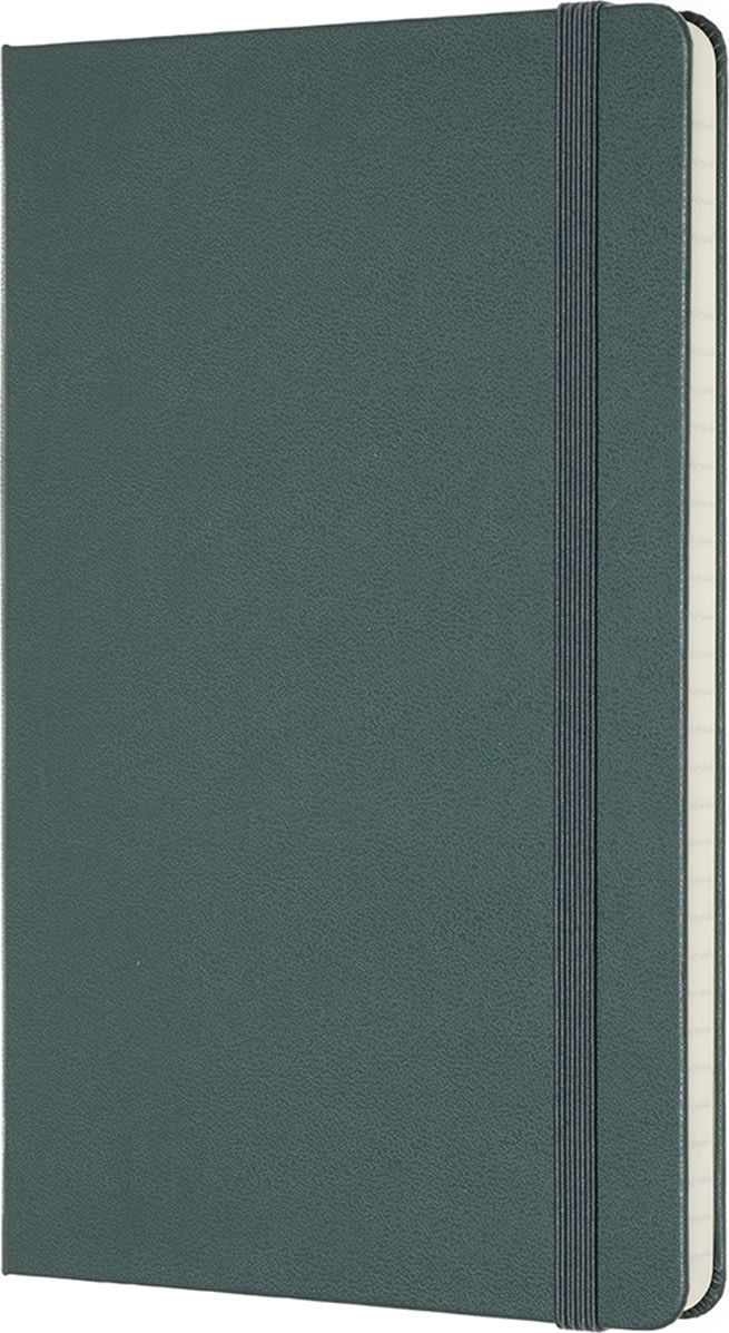 Moleskine Pro H anteckningsbok L | Linjerat | Grön