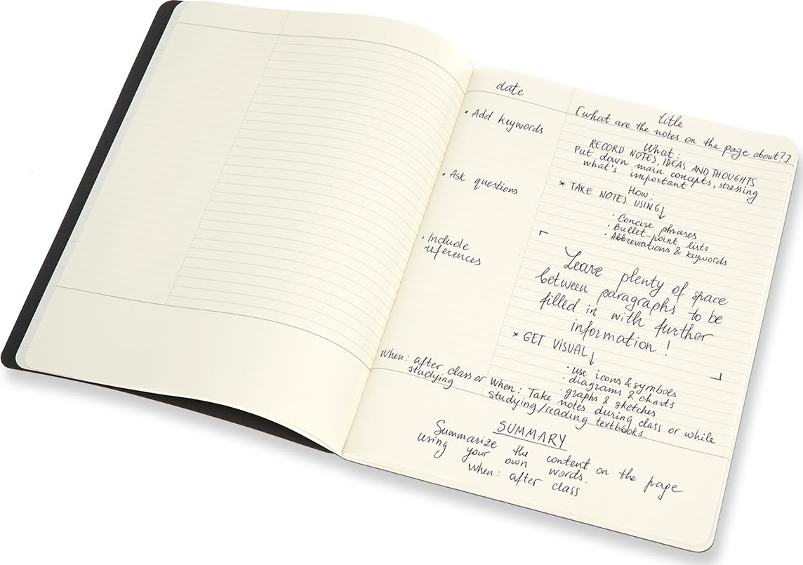 Moleskine Cahier anteckningsbok | A4 | Svart/Brun