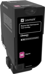 Lexmark CS725 lasertoner | Röd | 12 000 sidor