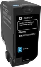 Lexmark CS720 lasertoner (retur) blå, 7000 sidor