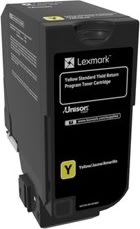 Lexmark CS720 lasertoner (retur) gul, 7000 sidor