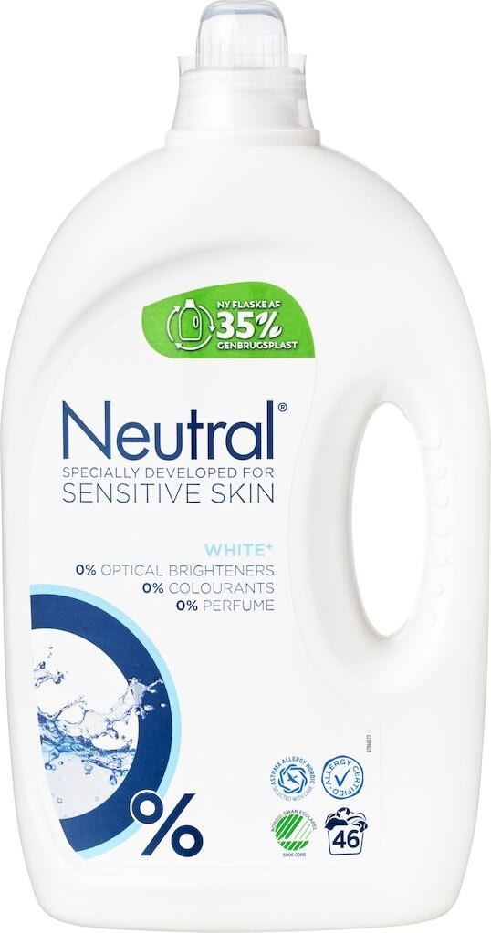 Flytande tvättmedel Neutral White+ 2300 ml