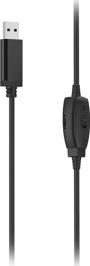 HAMA Headset On-Ear NHS-USB250 V2 | Svart