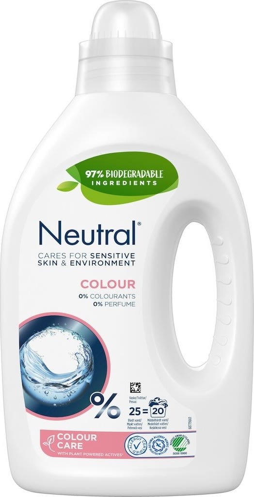 Neutral flytande tvättmedel | Colour | 1 l