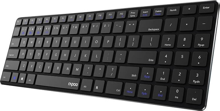 RAPOO E9100M Multi-Mode trådlöst tangentbord