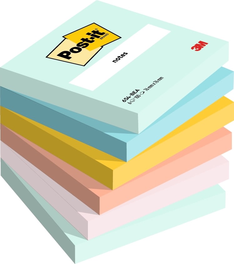 Post-it Super Sticky Notes | Beachside | 76x76 mm