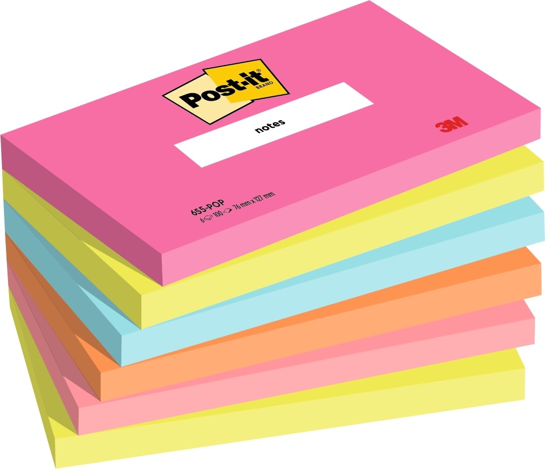Post-it Super Sticky Notes | Popt. | 76x127 mm