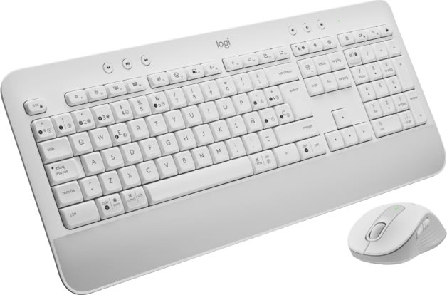 Logitech Signature MK650 tangentbord och mus | vit