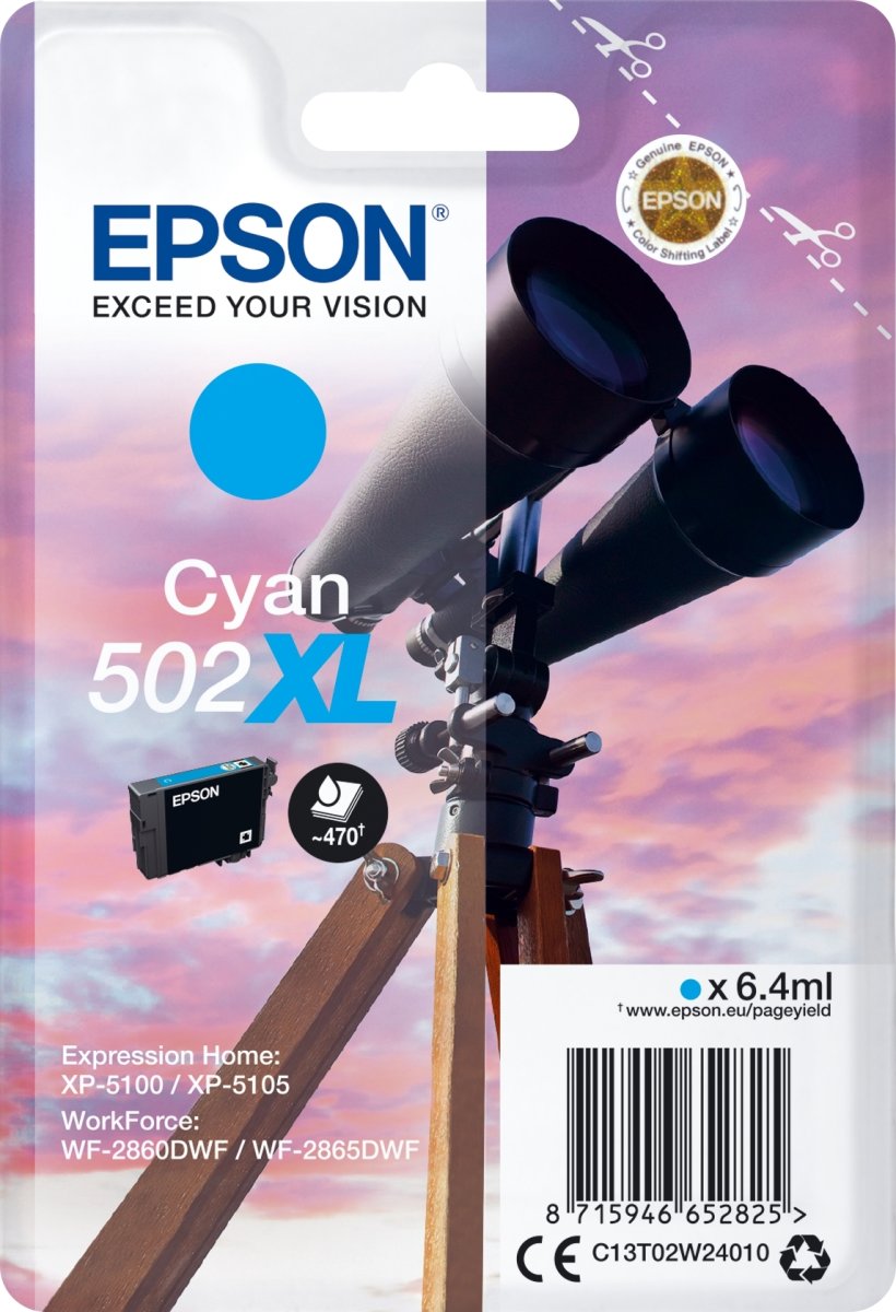 Epson 502XL bläckpatron | cyan