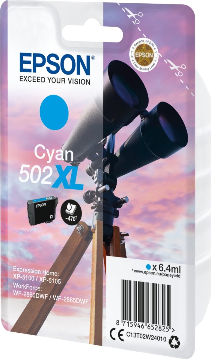 Epson 502XL bläckpatron | cyan