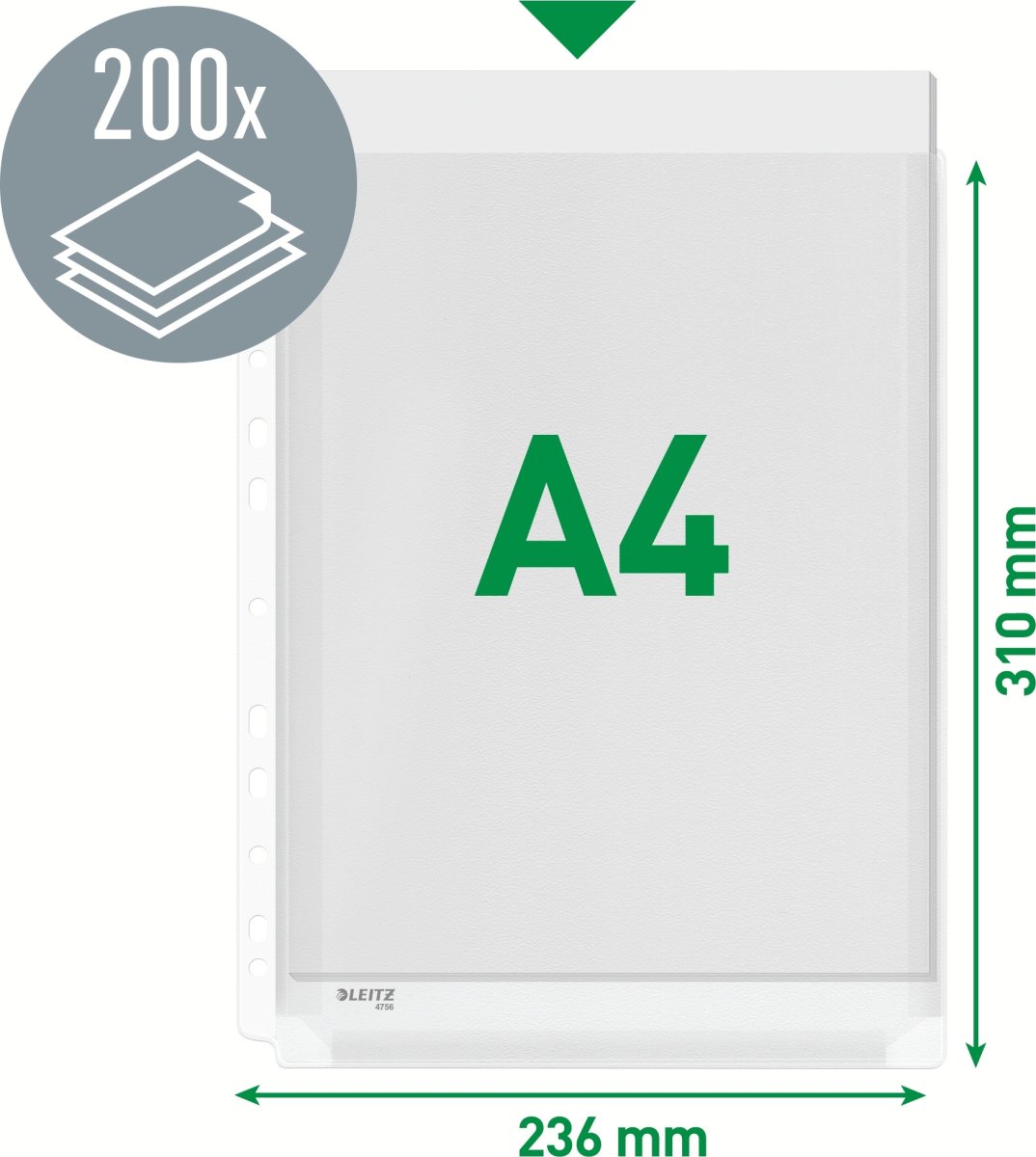 Leitz Plastficka | A4 | Expanderande | 10 st.