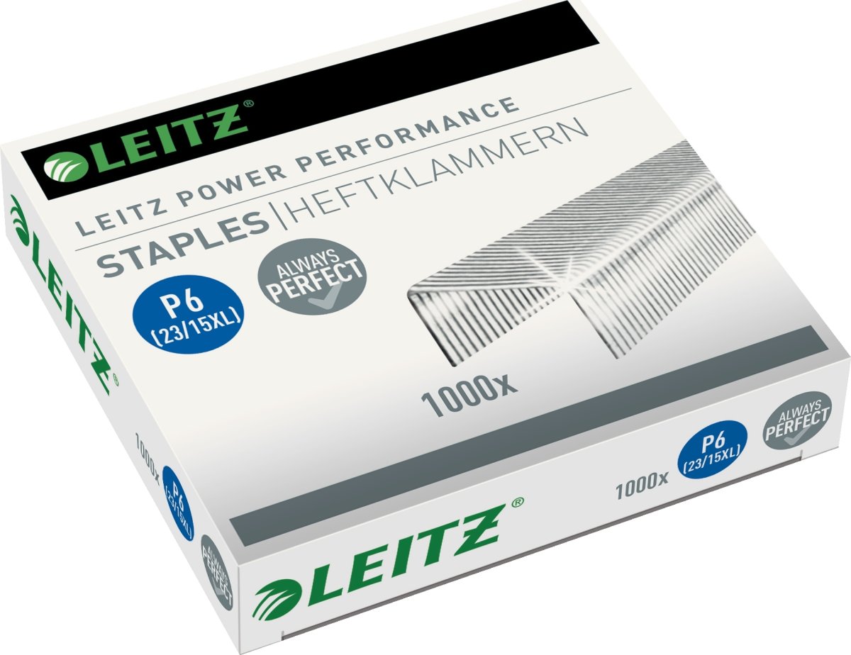 Häftklammer Leitz 23/15 Performance P6 1000 st