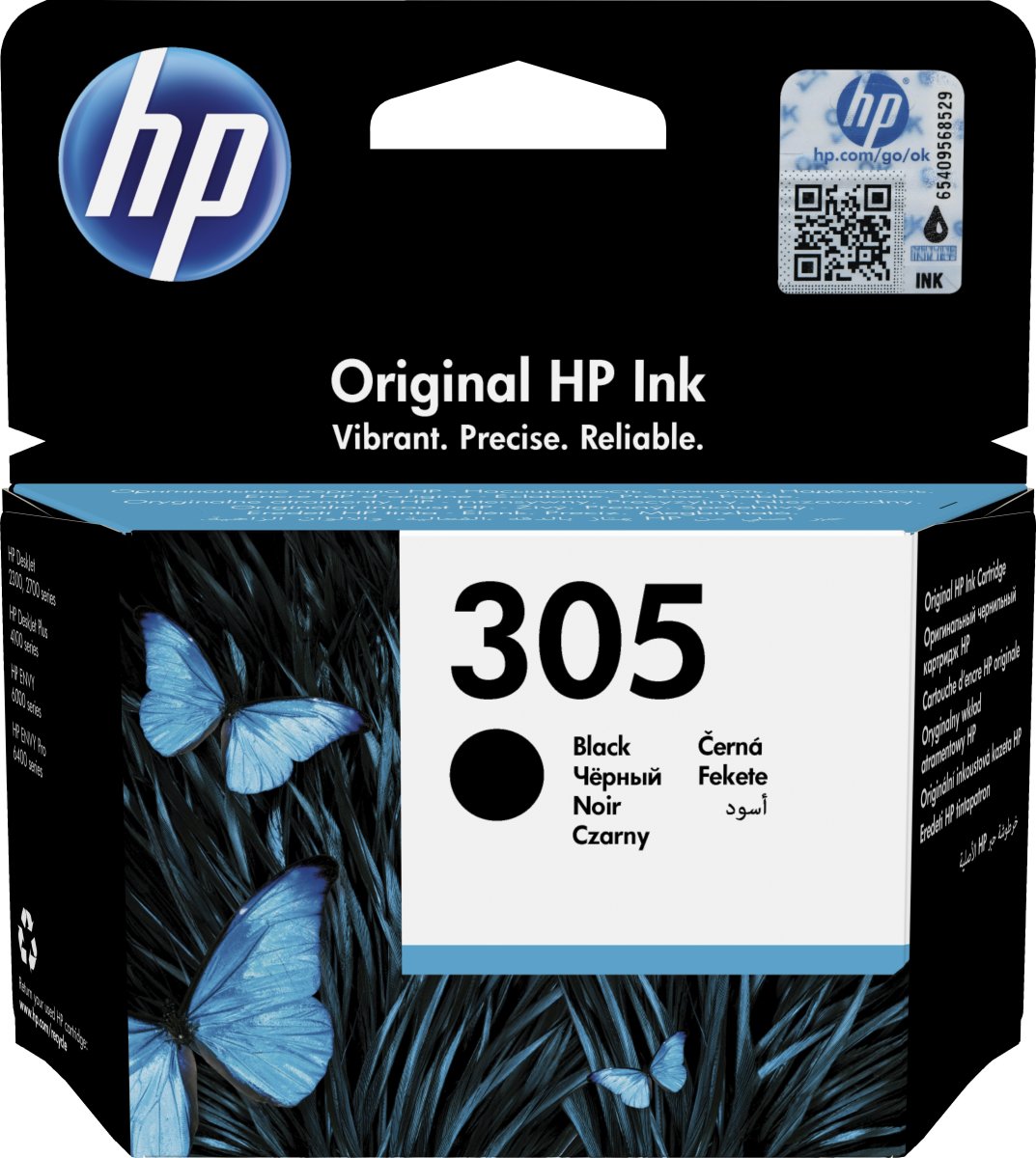 HP 305 bläckpatron | svart | blisterförpackning