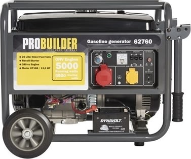 Probuilder Generator med 4-taktsmotor, 5500w