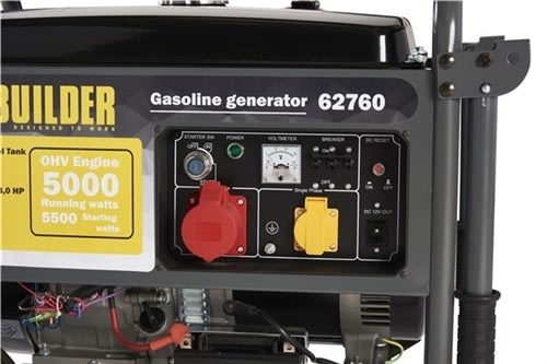 Probuilder Generator med 4-taktsmotor, 5500w