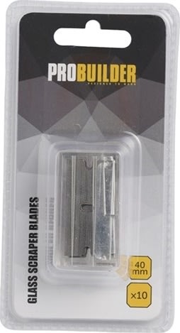 Probuilder glasrakblad, 40 mm, 10 st.