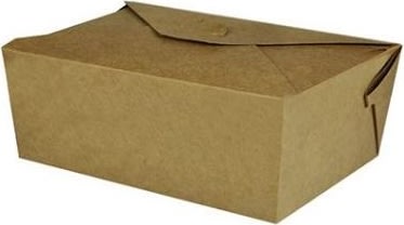 Take away-låda | Brun | 19 5 x140 x 63 mm | 50 st.
