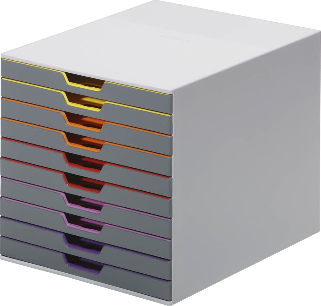 Durable Varicolor förvaringsbox med 10 lådor
