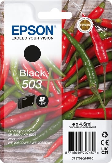 Epson T503 Bläckpatron, svart