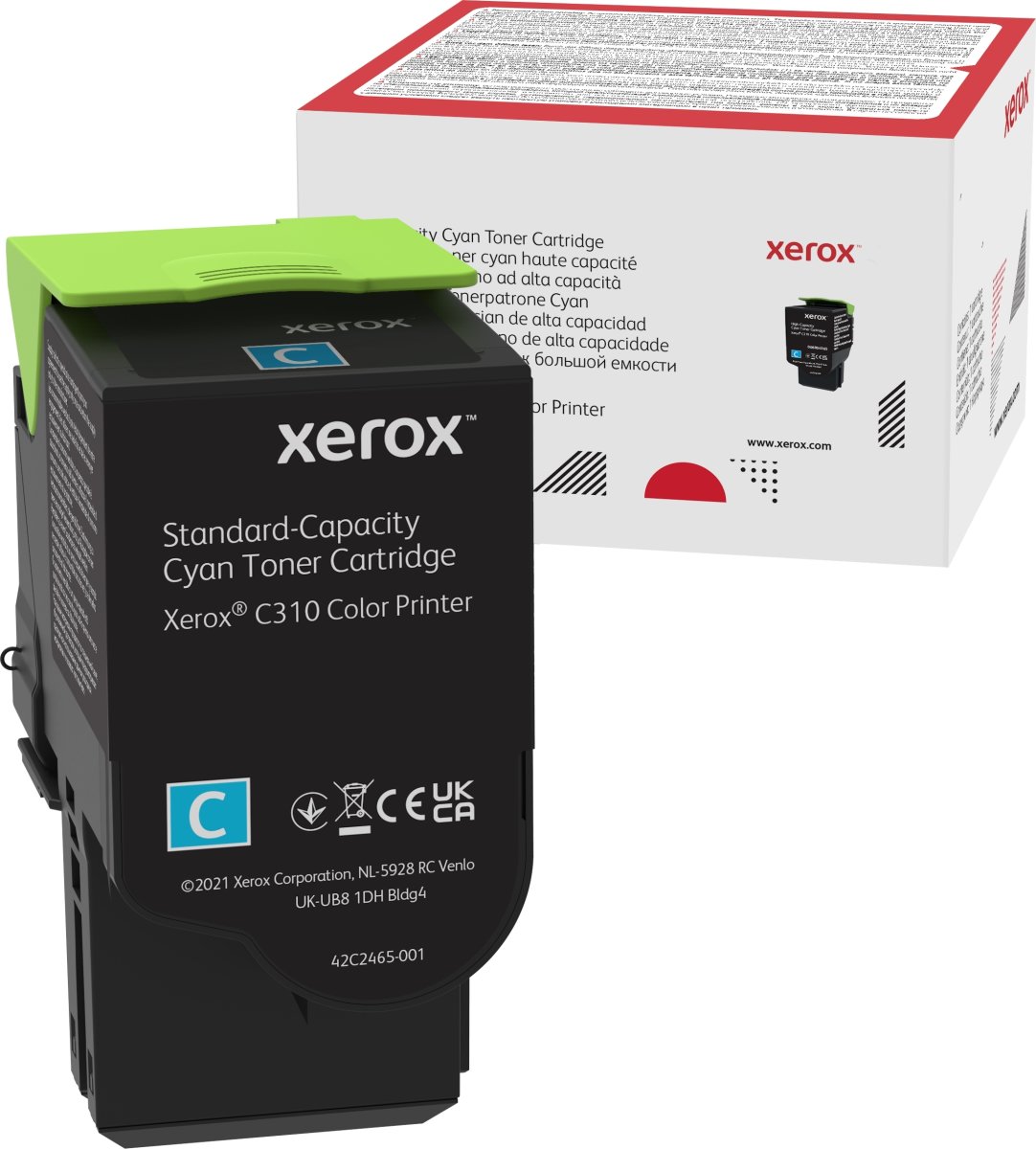 Xerox C310 / C315 lasertoner | cyan | 2000 sidor
