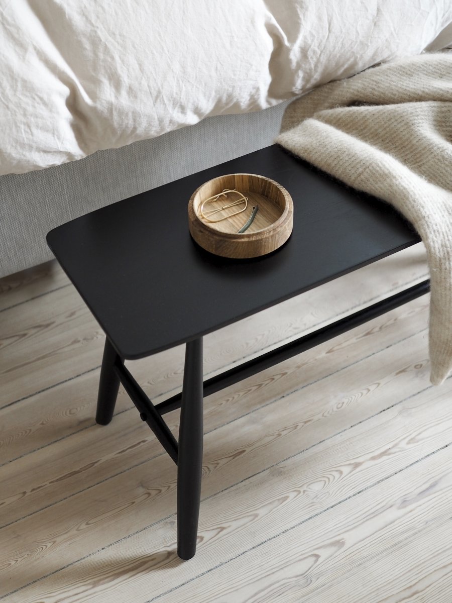Villa Collection bänk i svartmålad ek