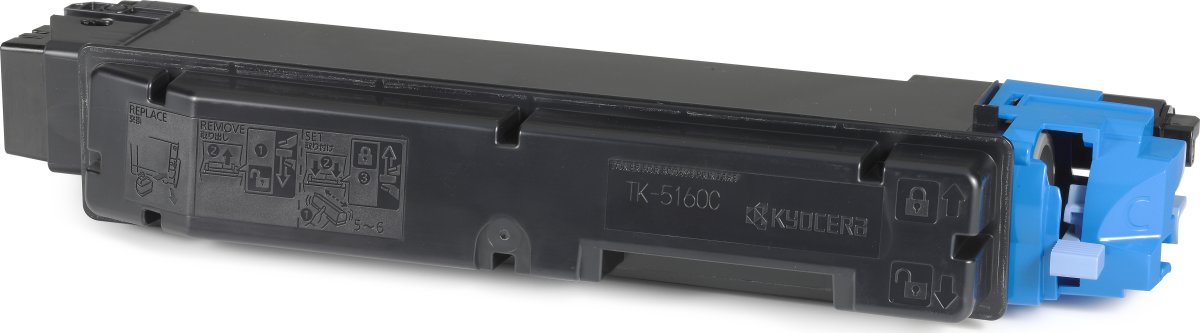 Kyocera TK-5160K lasertoner | cyan | 12 000 sidor