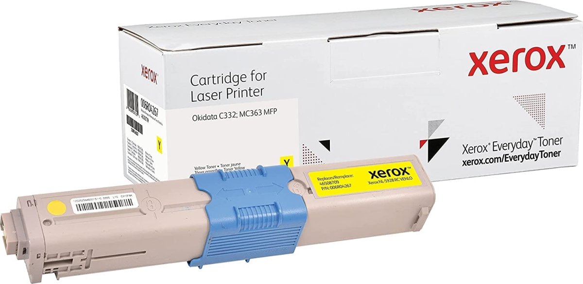 Xerox Everyday lasertoner, OKI 46508709 | Gul