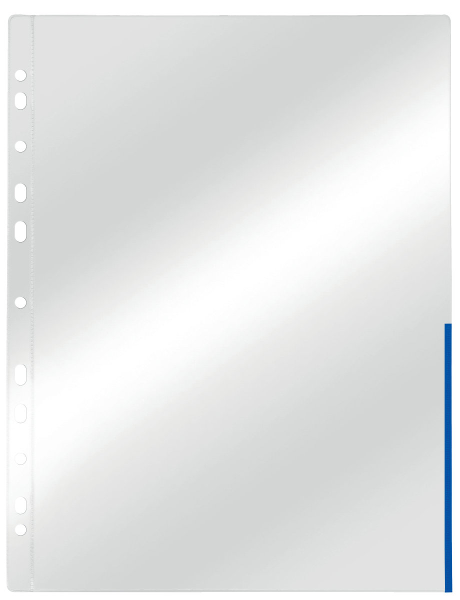 Esselte Signalficka, A4, topp+höger, Blå, 100 st