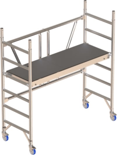 Fällbar byggnadsställning 75 x 180 - höjd 1,65 m