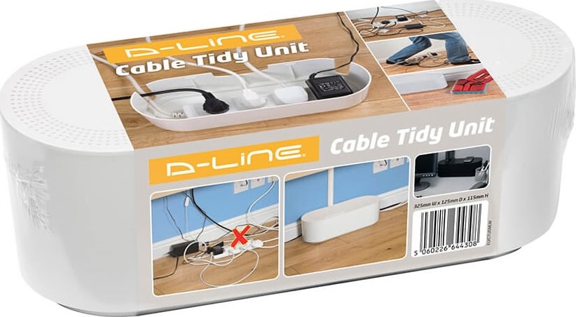 D-LINE kabeldöljare | Liten | Vit