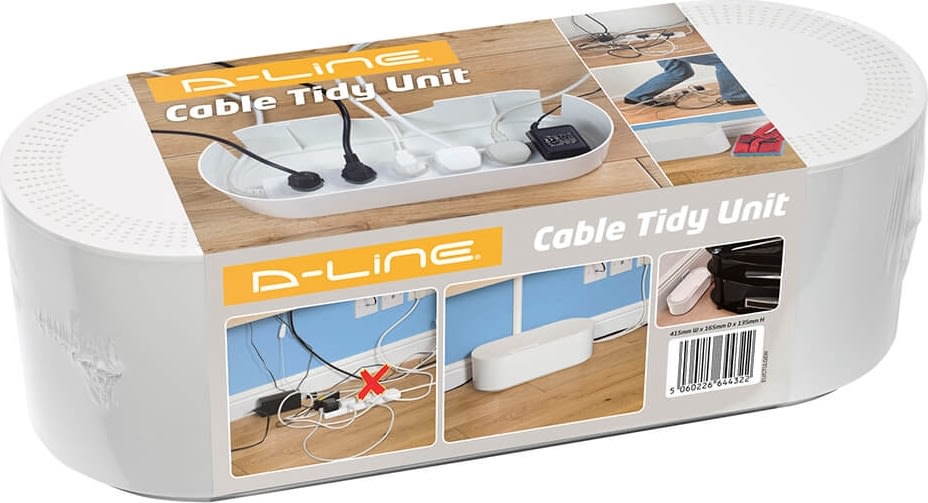 D-LINE kabeldöljare | Stor | Vit