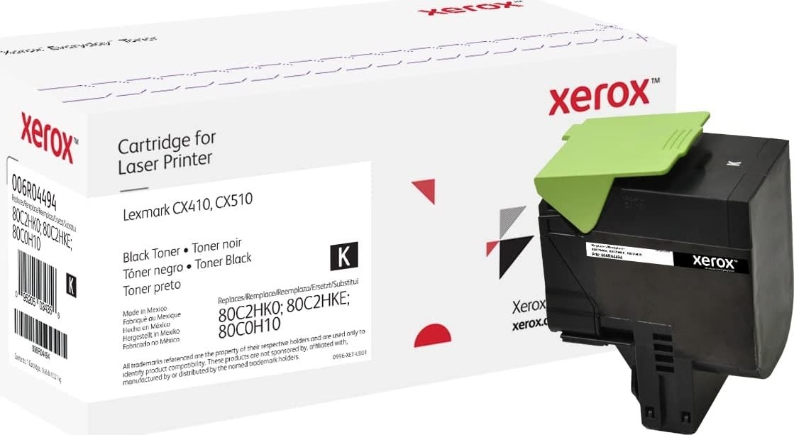 Xerox Everyday lasertoner Lexmark 80C2HK0, svart