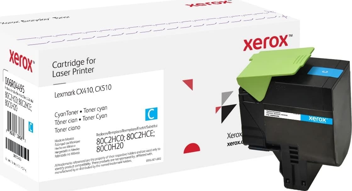 Xerox Everyday lasertoner | Lexmark 80C2HC0 | Cyan