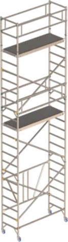 Fällbar byggnadsställning 75 x 180 (räcke), H5,65m