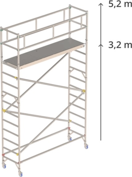 Rullställning 75x245 - höjd 3,37 m