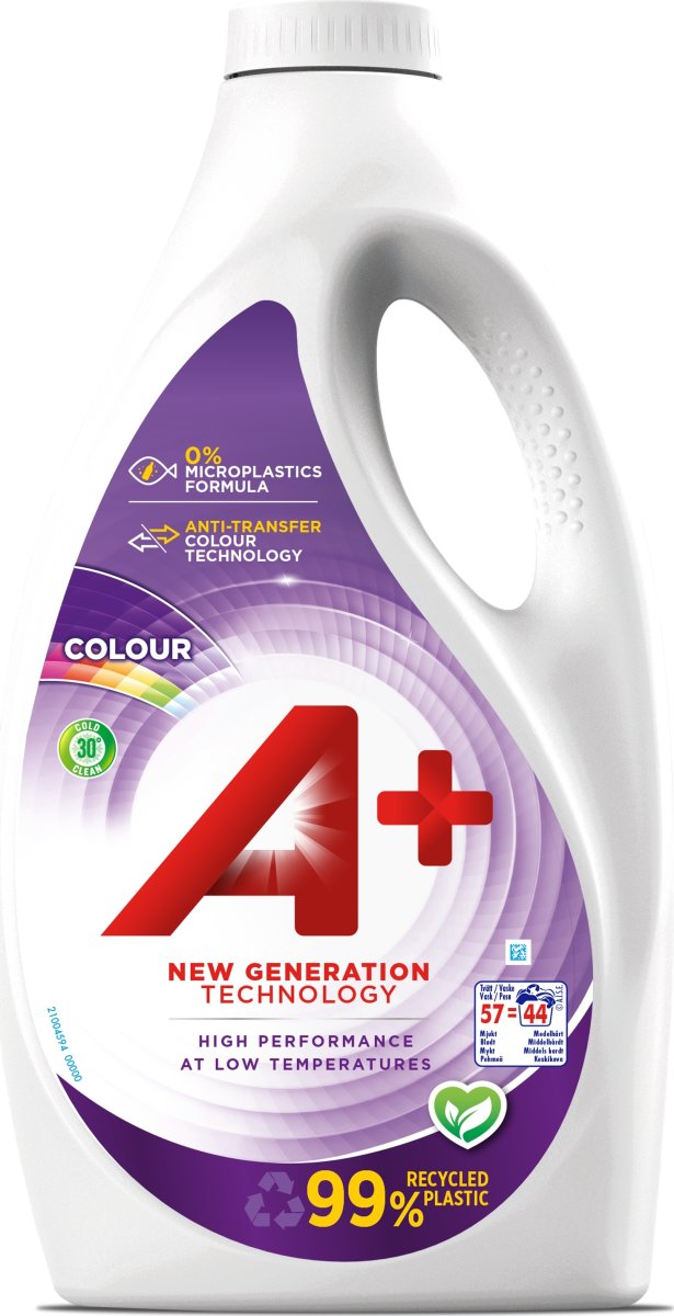 A+ flytande tvättmedel | Colour | 2,2 liter