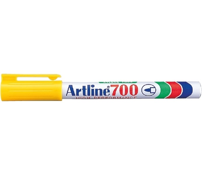 Permanent märkpenna Artline 700 Gul
