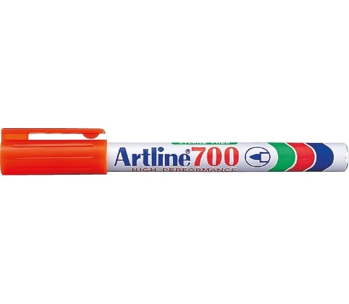 Permanent märkpenna Artline 700 Orange