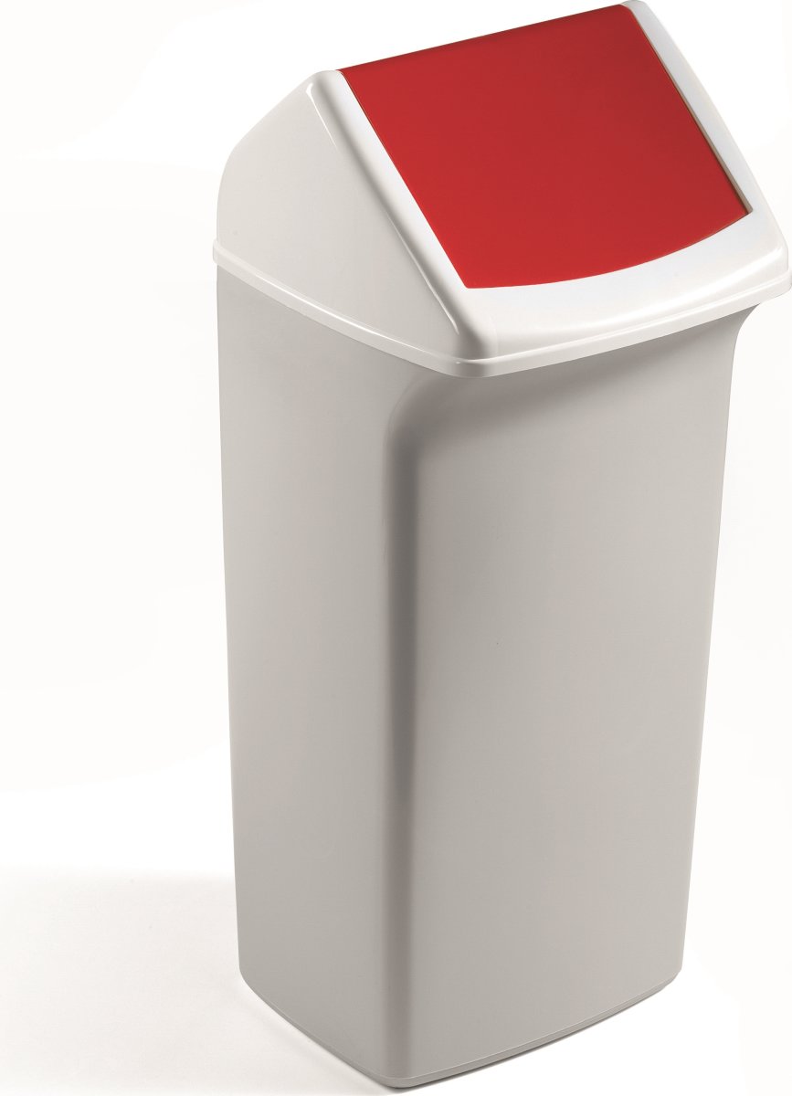 Durabin vipplock för avfallshink | 40 liter | Röd