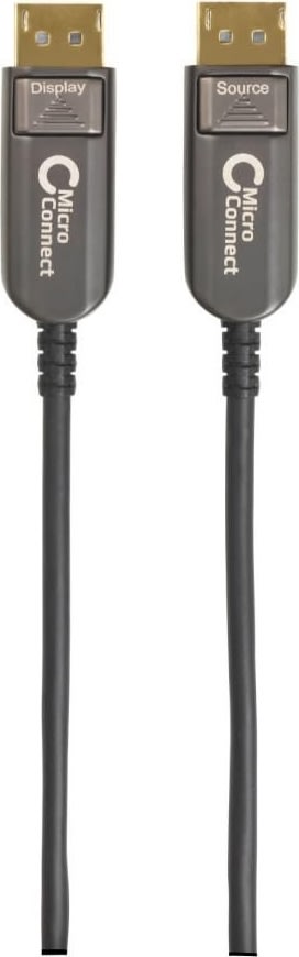 MicroConnect Fiber DisplayPort 1.4 kabel | 10 m