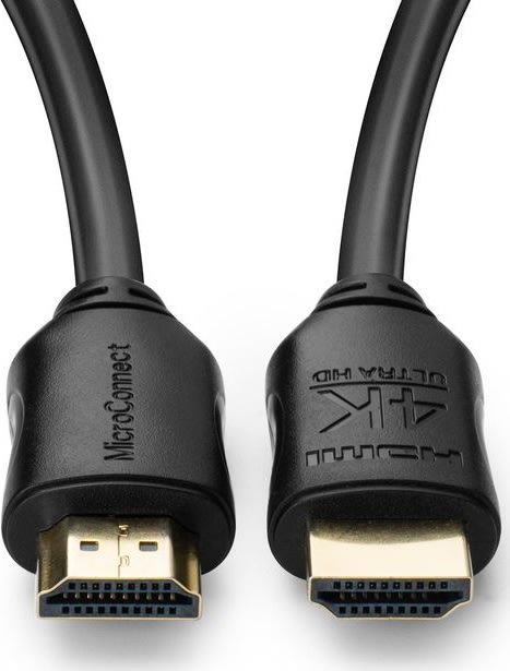 MicroConnect 4K HDMI-kabel | 3 m | Svart