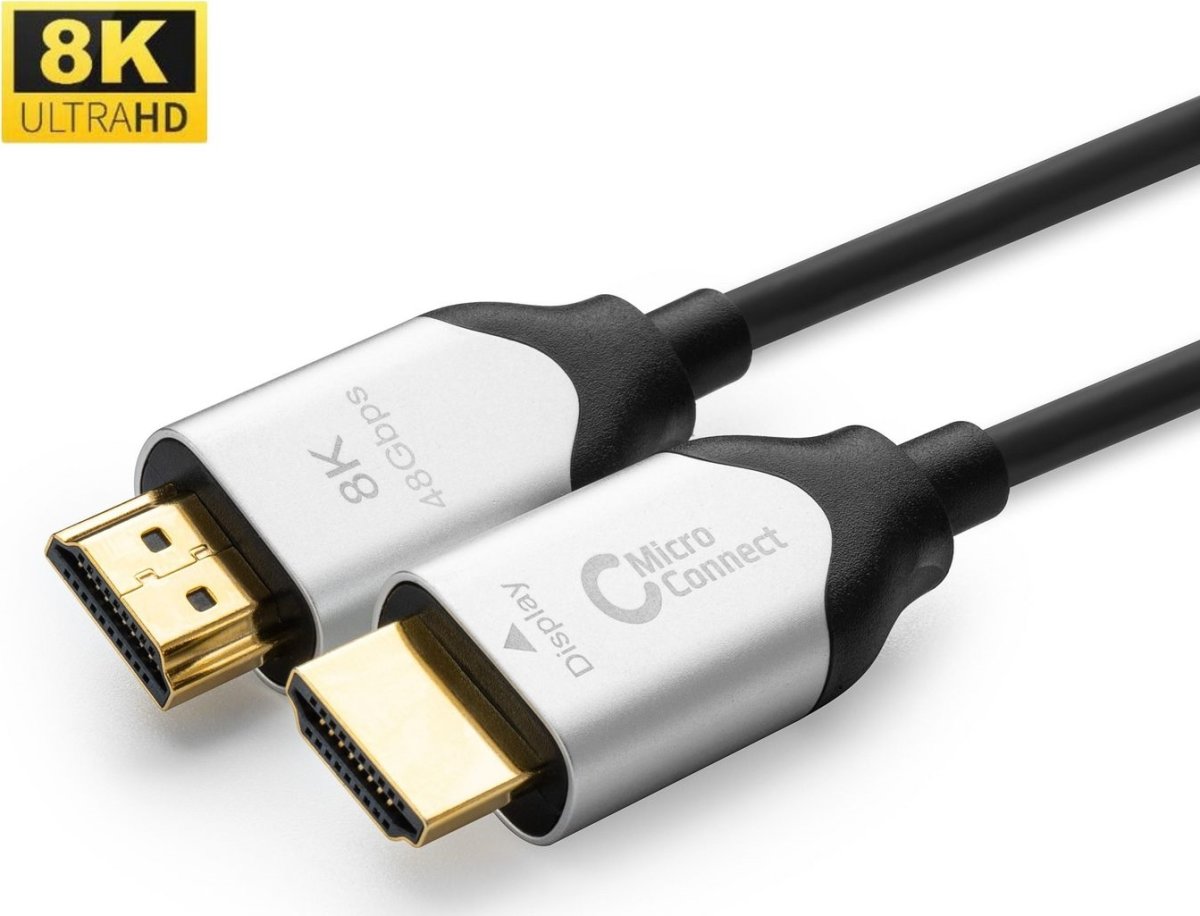 MicroConnect Premium Fiber 8K HDMI-kabel | 10 m