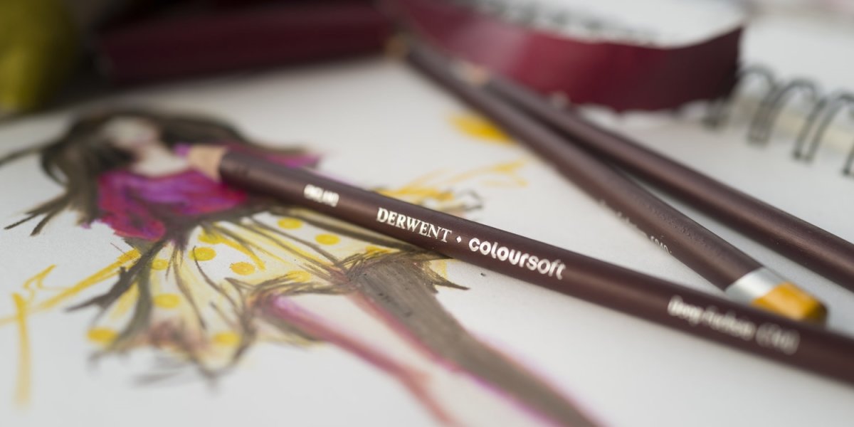 Derwent Coloursoft Färgblyertspenna | 24 färger