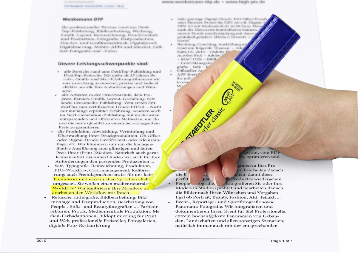 Staedtler överstrykningspenna | Gul