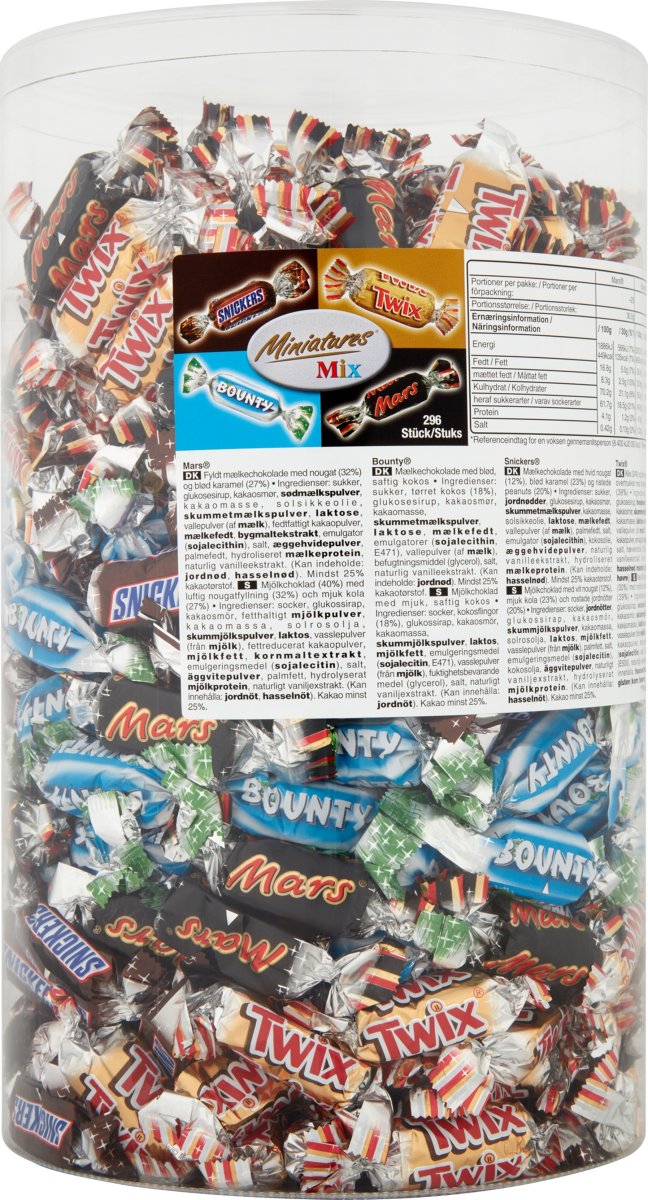 Mixed Miniatures Chokladblandning, 3 kg