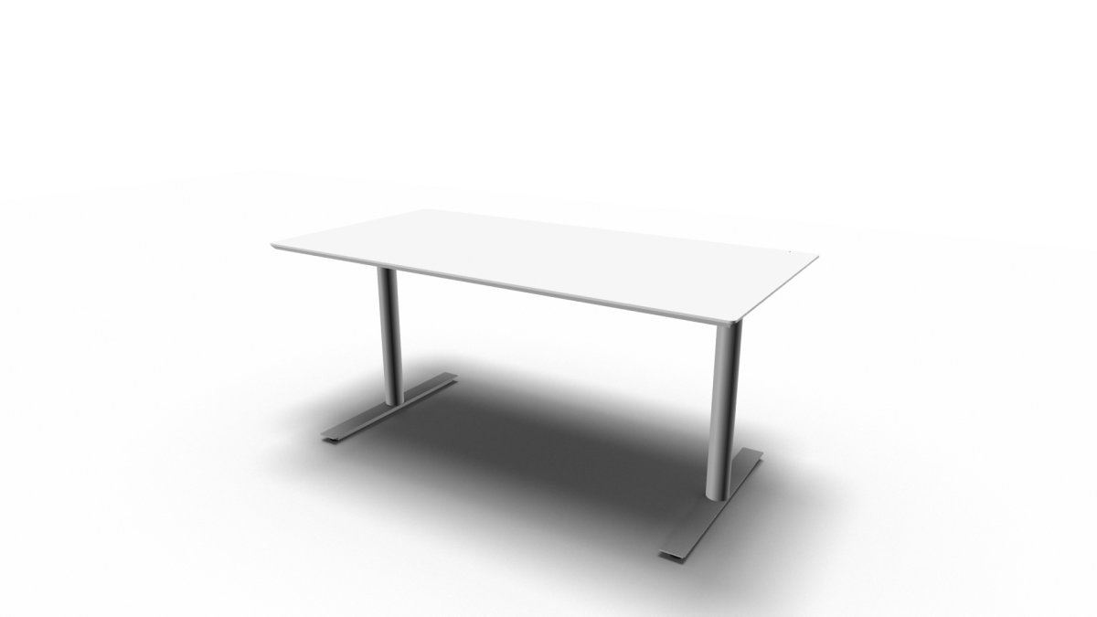 Lunchrumsbord InLINE L160 cm Vit/Aluminium