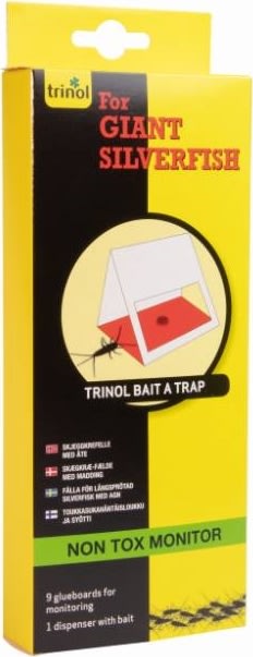 Trinol | Fälla för långsprötad silverfisk | 9-pack