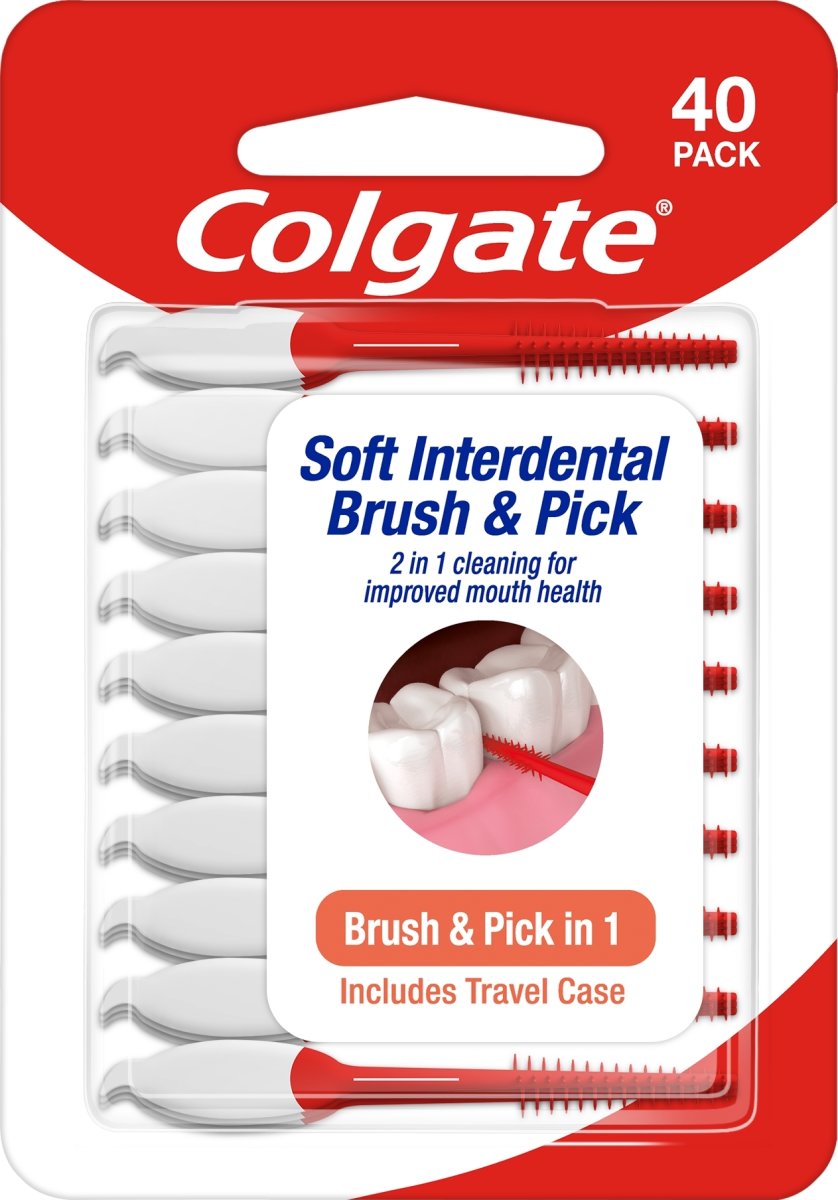 Colgate Interdental Brush & Pick | Soft | 40 st.