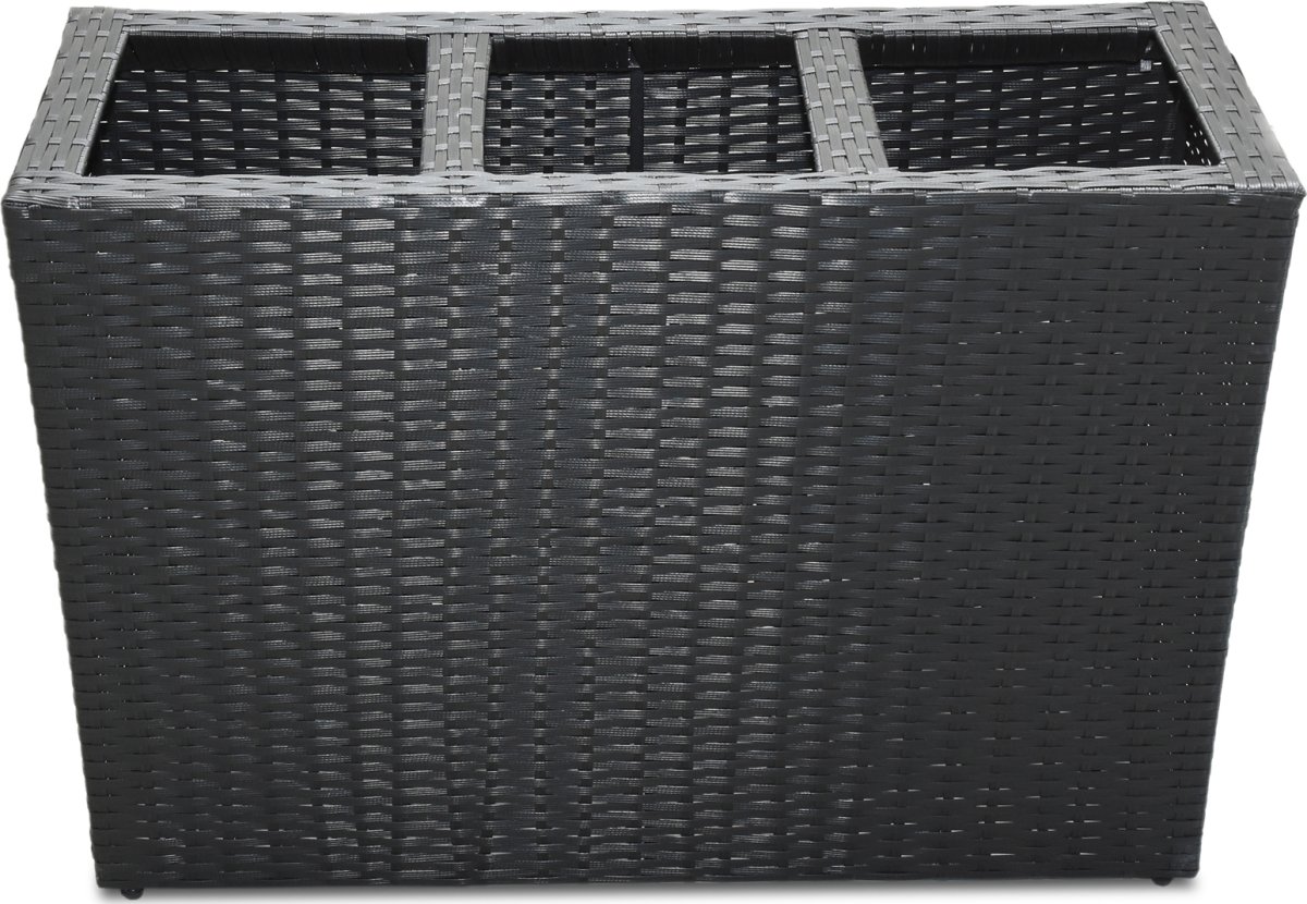 OUTDOOR blomkruka L.84 x D.30 x H.60 cm, svart